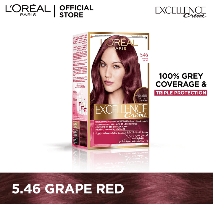 L'Oreal Paris Excellence Creme 5.46 Grape Red