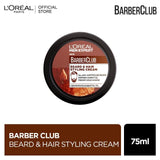 L'Oreal- Paris Men Expert Barber Club Beard and Hair Styling Cream 75ml