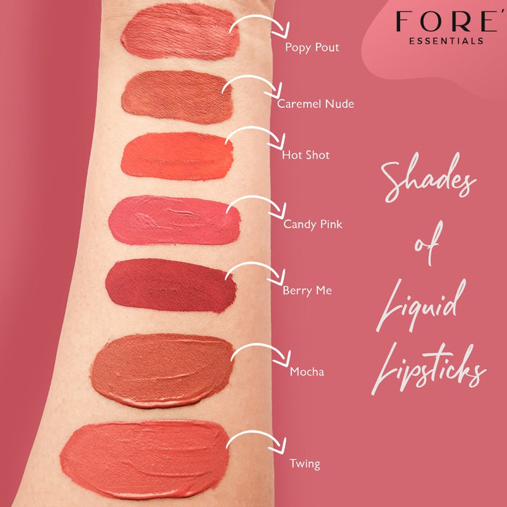 Fore' Essentials- Liquid Lipstick - Berry Me – Bagallery