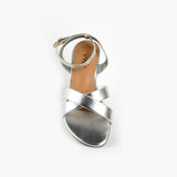 VYBE - Cross Sandal- Silver