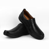 VYBE - Business Man Leather Casual Shoes- Black