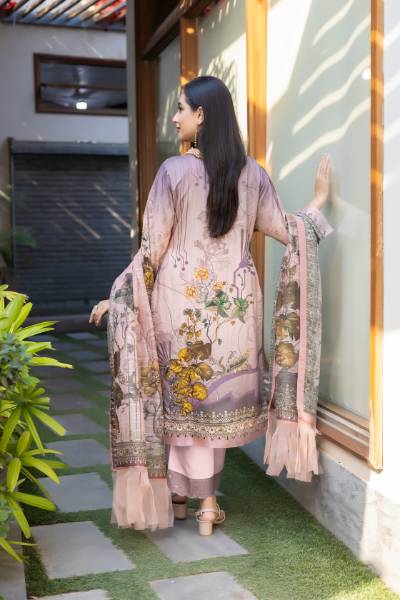 Maya Digital Printed Sequins Chikankari viscose with Digital Printed fancy Sequins Duppata MAY-002