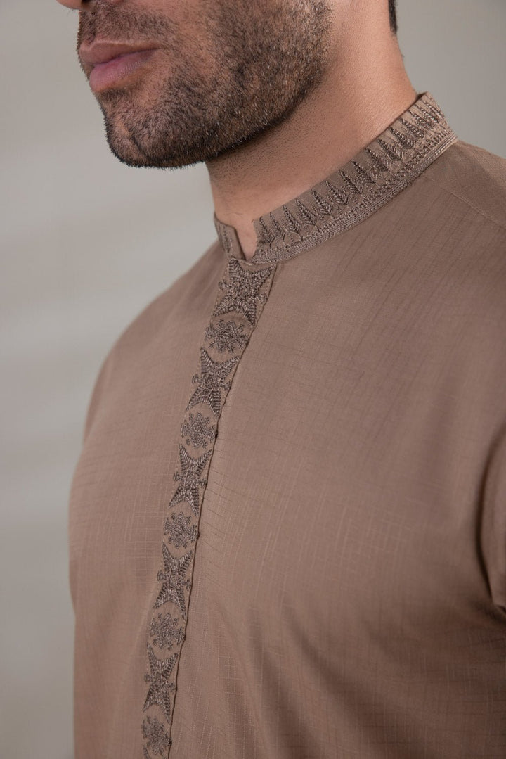 Sapphire- Embroidered Wash & Wear Kurta