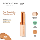 Makeup Revolution- Fast Base Stick Foundation - F11
