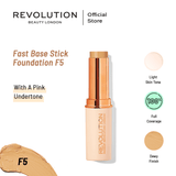 Makeup Revolution- Fast Base Stick Foundation - F5