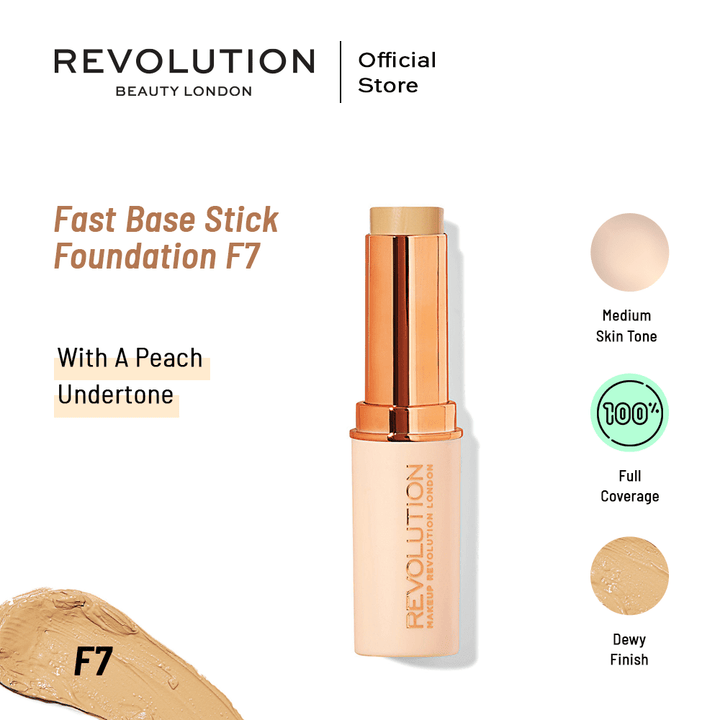 Makeup Revolution Fast Base Stick Foundation F7