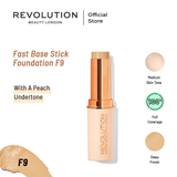 Makeup Revolution- Fast Base Stick Foundation - F9
