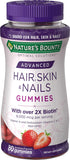 Vitamins & Supplement Nature's Bounty Hair Skin Nails with Biotin 2X 80 Tablets