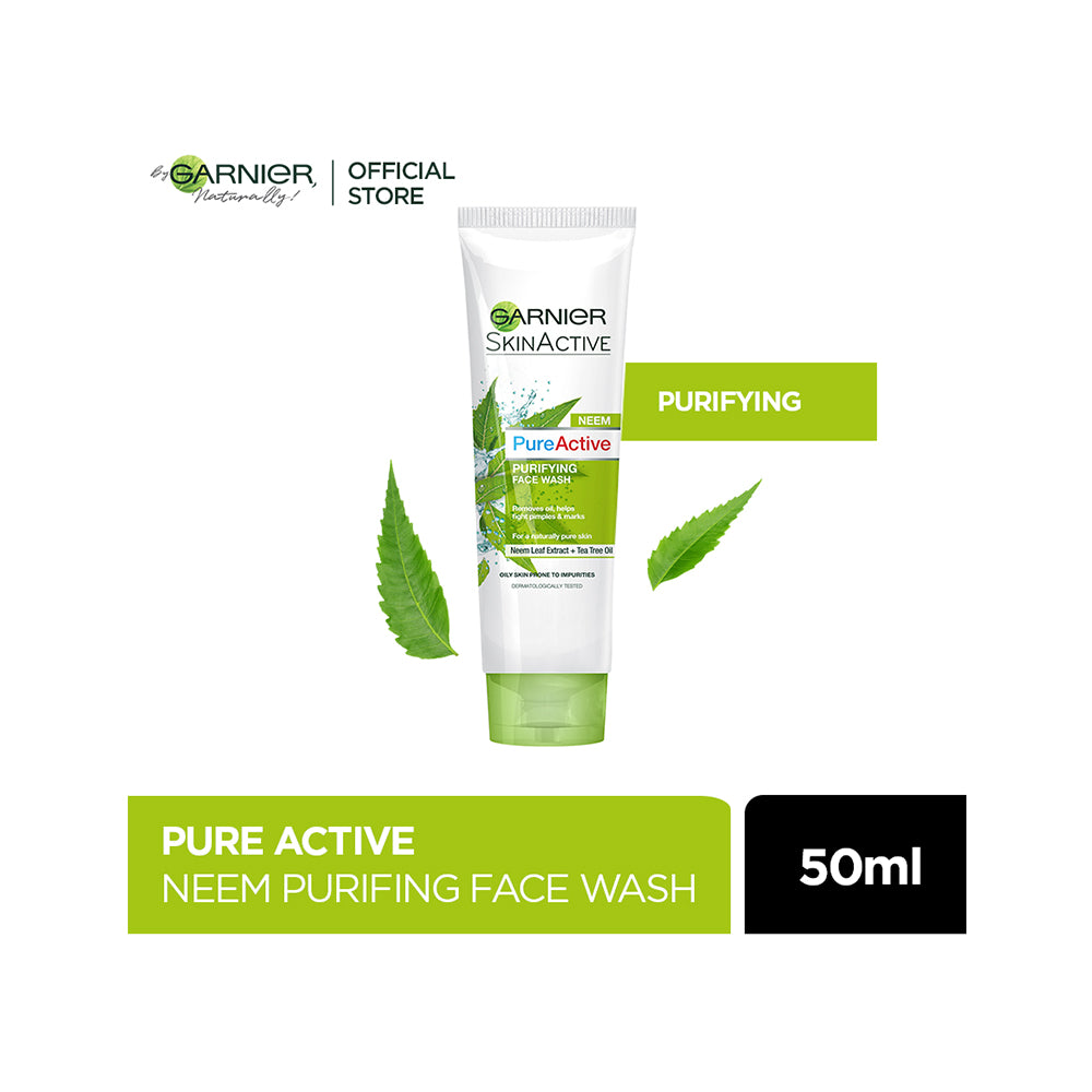 Garnier Pure Active Neem Purifying Face Wash 50ml Bagallery Deals