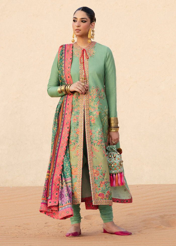 Hussain Rehar- Sarab Summer Lawn '22 Vol II - Unstitched- Hussain Rehar- Fanan