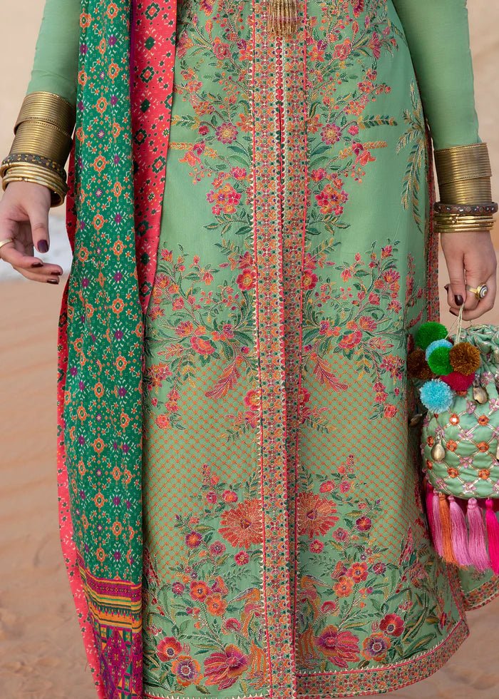 Hussain Rehar- Sarab Summer Lawn '22 Vol II - Unstitched- Hussain Rehar- Fanan