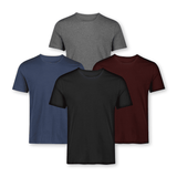 VYBE - Pack of 4 T-shirts  (Black, Charcoal, Navy, Maroon)