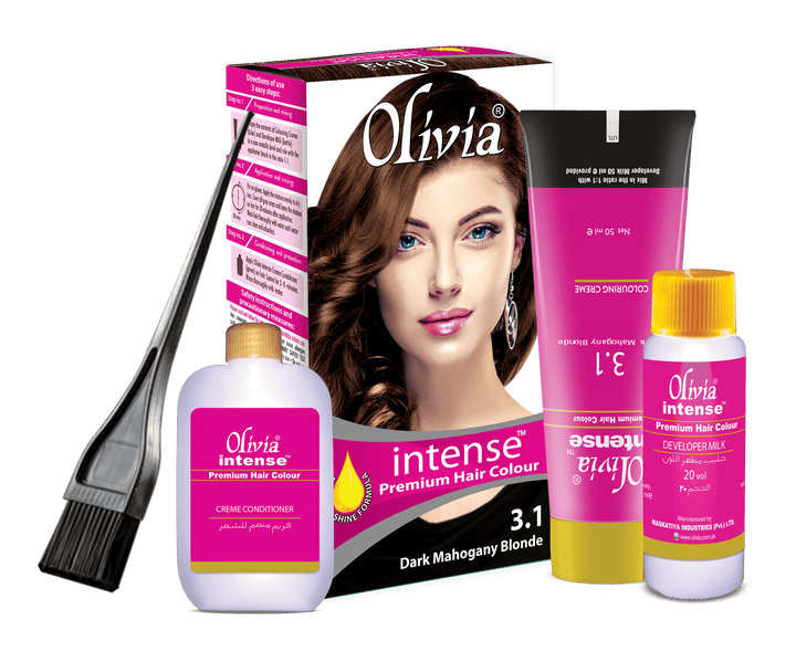 Olivia- Intense Premium Hair Colour Dark Mahogany Blonde