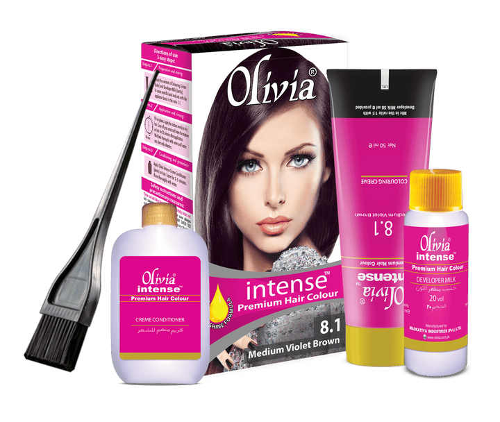 Olivia- Intense Premium Hair Colour Medium Violet Brown