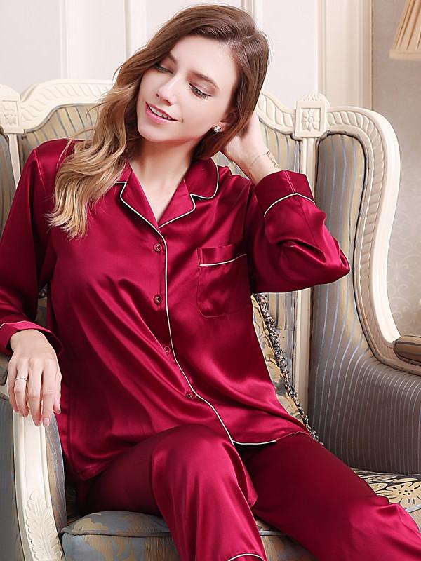 Valerei - Satan Silk PJ Sets