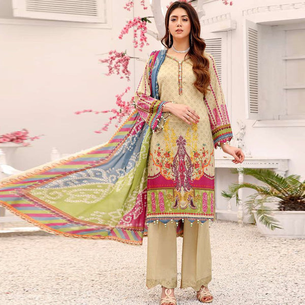 Rangoli- Printed Lawn 2022- 	PR-210-A