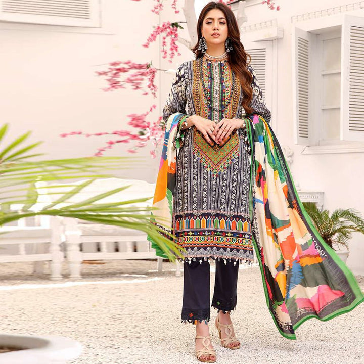 Rangoli- Printed Lawn 2022- 	PR-212-B