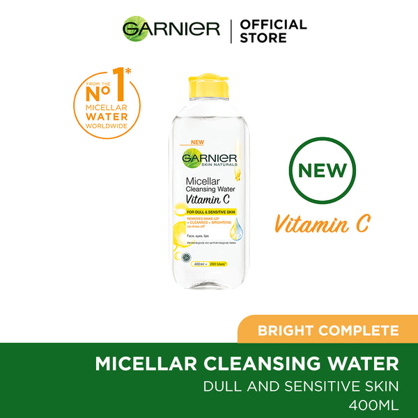 Garnier- Skin Active Vitamin C Micellar Makeup Cleansing Water, 400 ml