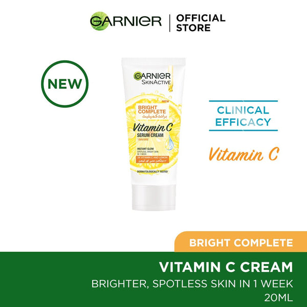 Garnier Skin Active Bright Complete Cream 20ml - For Brighter Skin