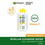 Garnier- Skin Active Vitamin C Micellar Makeup Cleansing Water, 125 ml