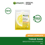 Garnier- Skin Active Bright Complete Tissue Face Mask - For Brighter Skin