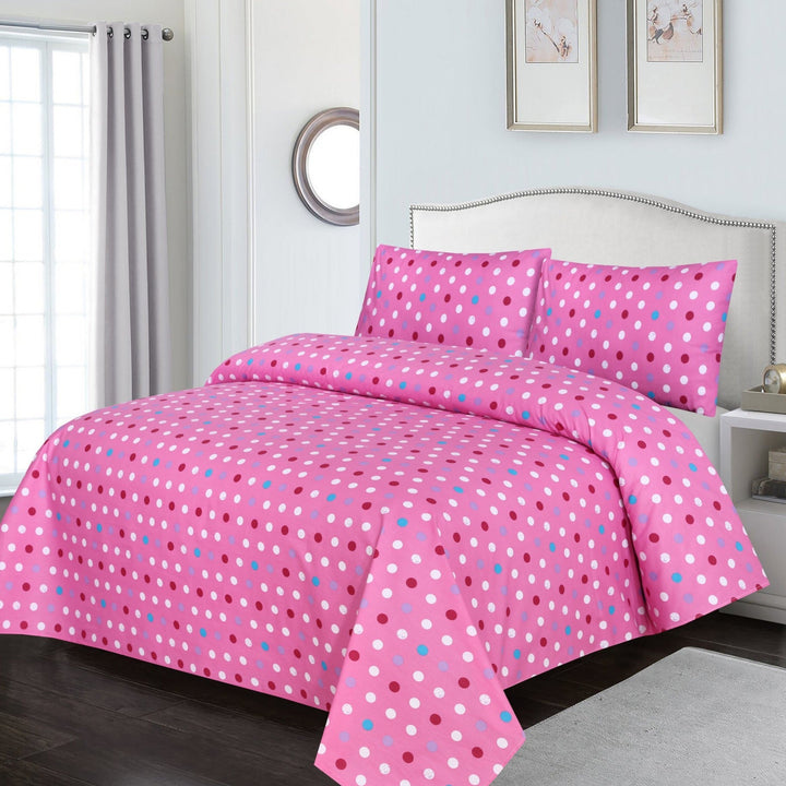 RUCHE - Persian Rose - King Size Bed Sheet Set