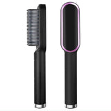 Professional Electric Hair Brush Hair Straightner FH909 (BLACK)