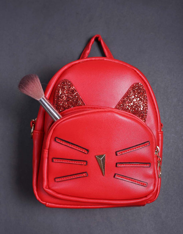 RangooN - Red Cat Face Mini Backpack