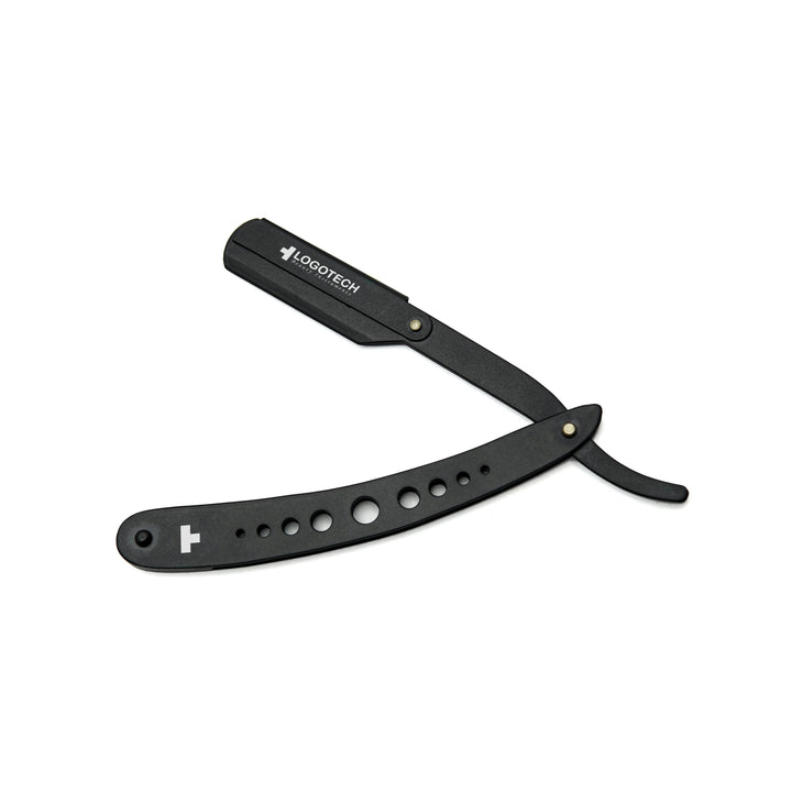 Logotech- Silver Blade Straight Razor- RZ-001