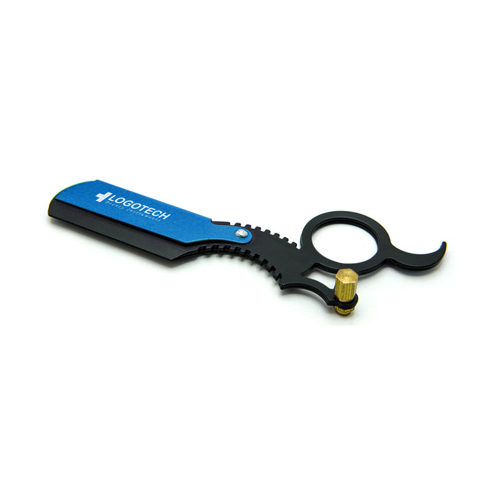 Logotech- Blue Straight Razor- RZ-004