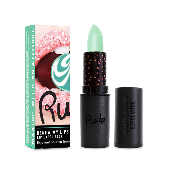 Rude Cosmetics - Renew My Lips Lip Exfoliator - Mint