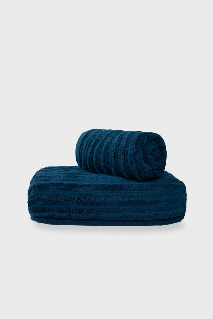 Sapphire Ribbed 4 - Hand Towel