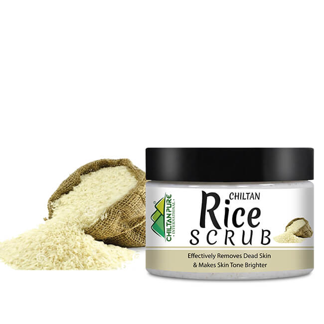 Chiltanpure- Rice Face & Body Scrub, 100ml