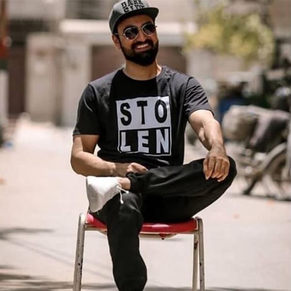 Emerce- STO LEN Printed Half Sleeves T Shirt Black