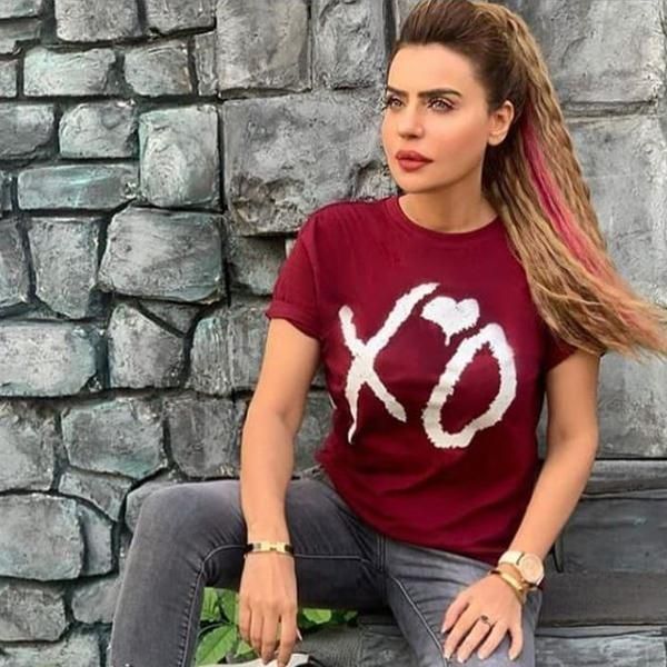 Emerce- XO Printed Half Sleeves T Shirt Maroon