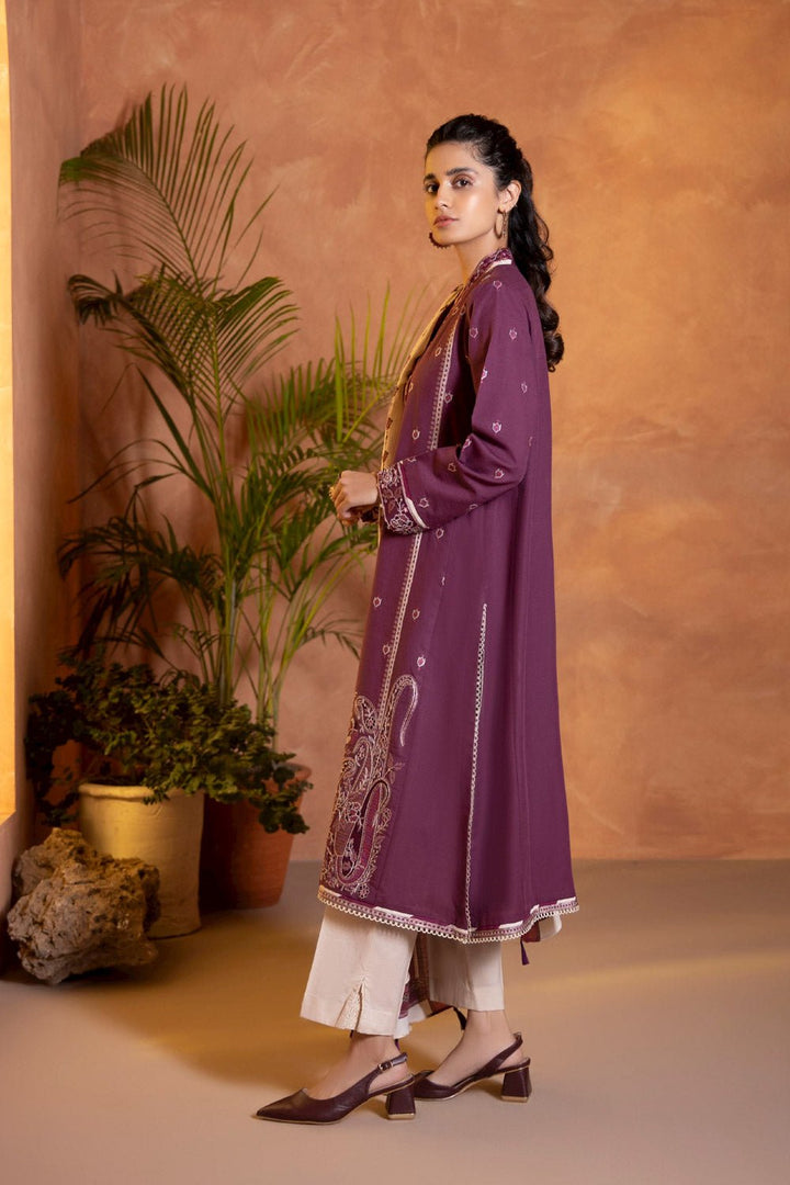 Sapphire- 2 Piece - Embroidered Khaddar Suit