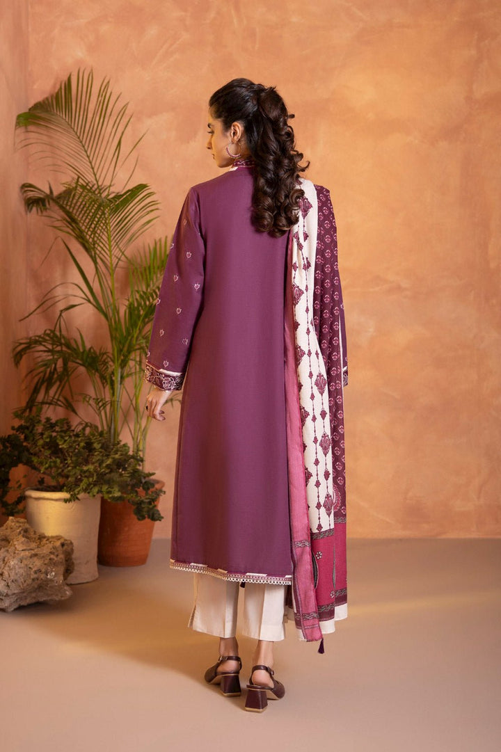 Sapphire- 2 Piece - Embroidered Khaddar Suit