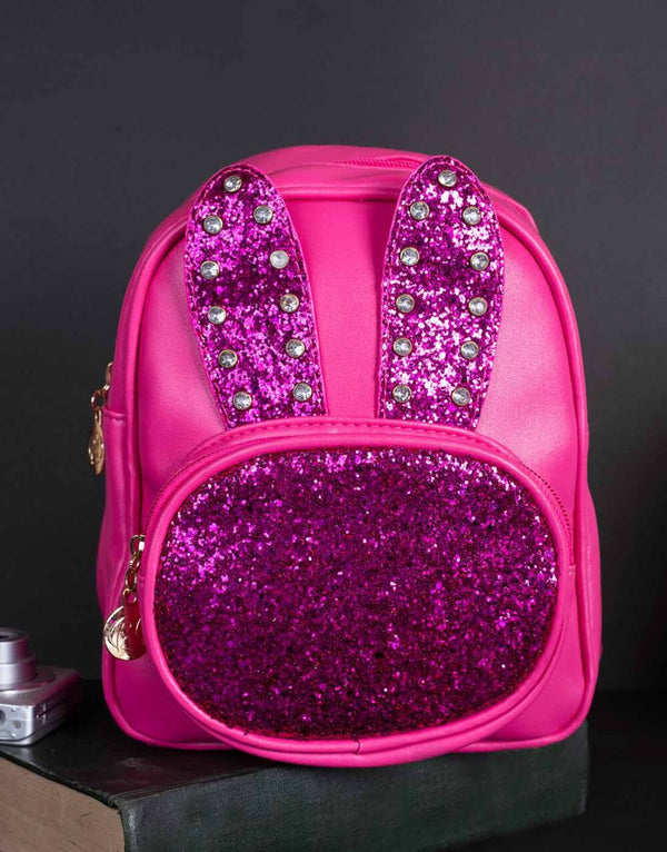 RangooN - Shocking Pink Rabbit Mini Backpack