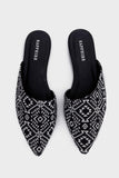 Sapphire- Printed Suede Flats