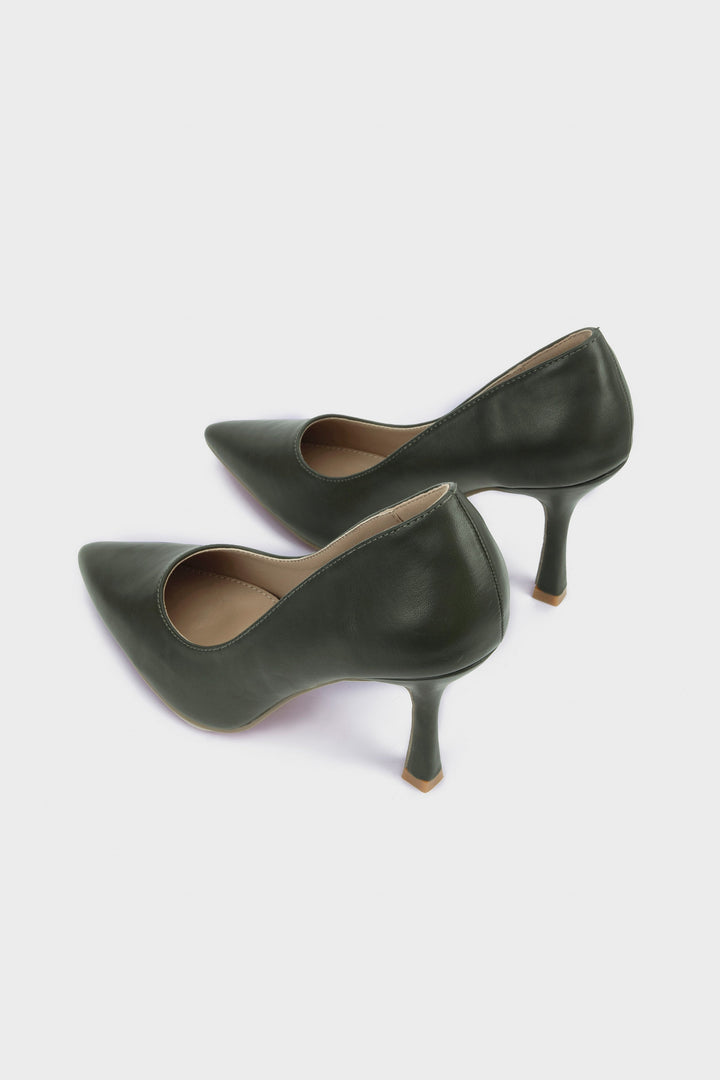 Sapphire Dark Olive High Heels