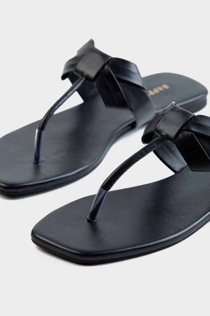 Sapphire- Black Flats