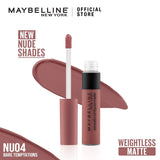 Maybelline New York- Sensational Liquid Matte NU04 Bare Temptations