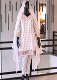 SNSC Embroidered Cotton Stitched 3 Piece Suit - SNSC24FE FRK05-5