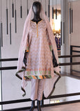SNSC Embroidered Cotton Stitched 3 Piece Suit - SNSC24FE FRK110-2