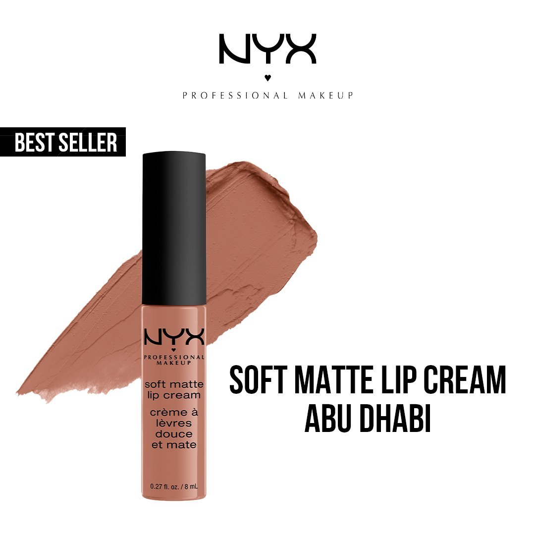 Nyx Professional Makeup- Soft Matte Lip Cream - 09 Abu Dhabi, 8 Ml Bag –  Bagallery