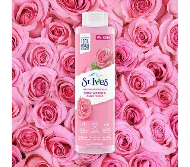 St Ives Body Wash Rose Water And Aloe Vera 650ml Bagallery