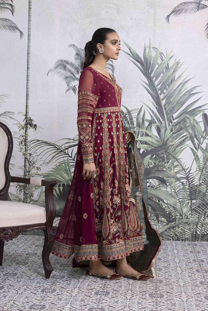 Sapphire 3 Piece - Embroidered Chiffon Suit Green