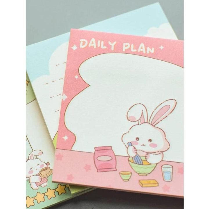 Shein- 4pcs Rabbit Print Sticky Note