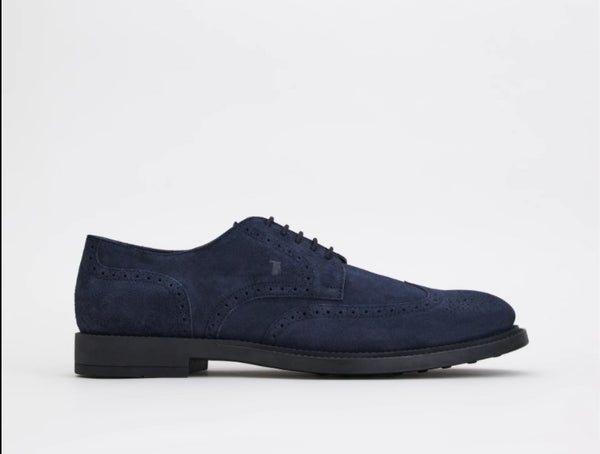 Markals- Brogue Blue Suede