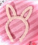 Beri- Fur Bunny Hairband- Nude Color